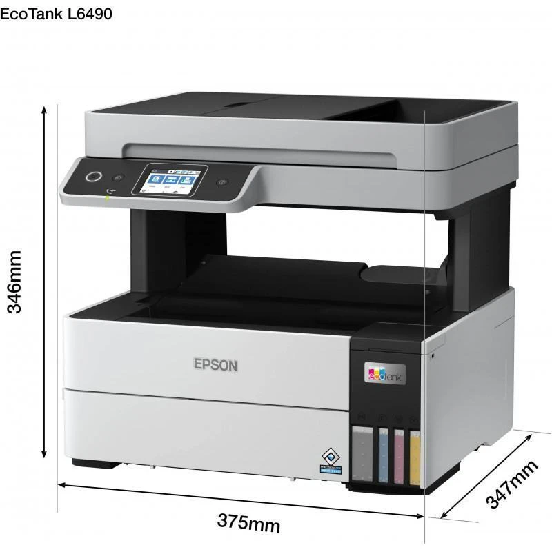 Epson EcoTank L6490 Imprimante multifonction à réservoirs rechargeables (C11CJ88404) – Image 3