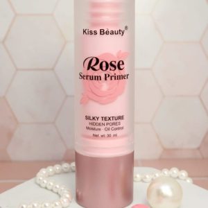 Kiss Beauty Rose Serum Primer – Base de Maquillage à l’Extrait de Rose