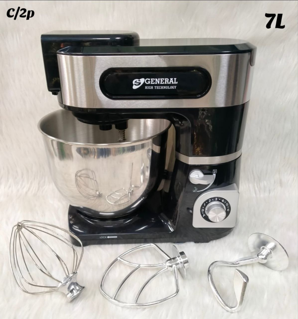Robot Pâtissier – GENERAL High Technology avec 3 Accessoires