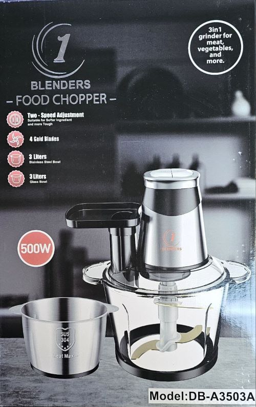 Mini Hachoir & Blender Électrique