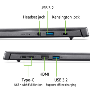 Ordinateur Portable Acer aspire 14 Ai (NX.JFVEF.00Q) – Image 3
