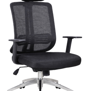 Chaise de Bureau Ergonomique avec Appui-Tête et Dossier en Maille Respirante